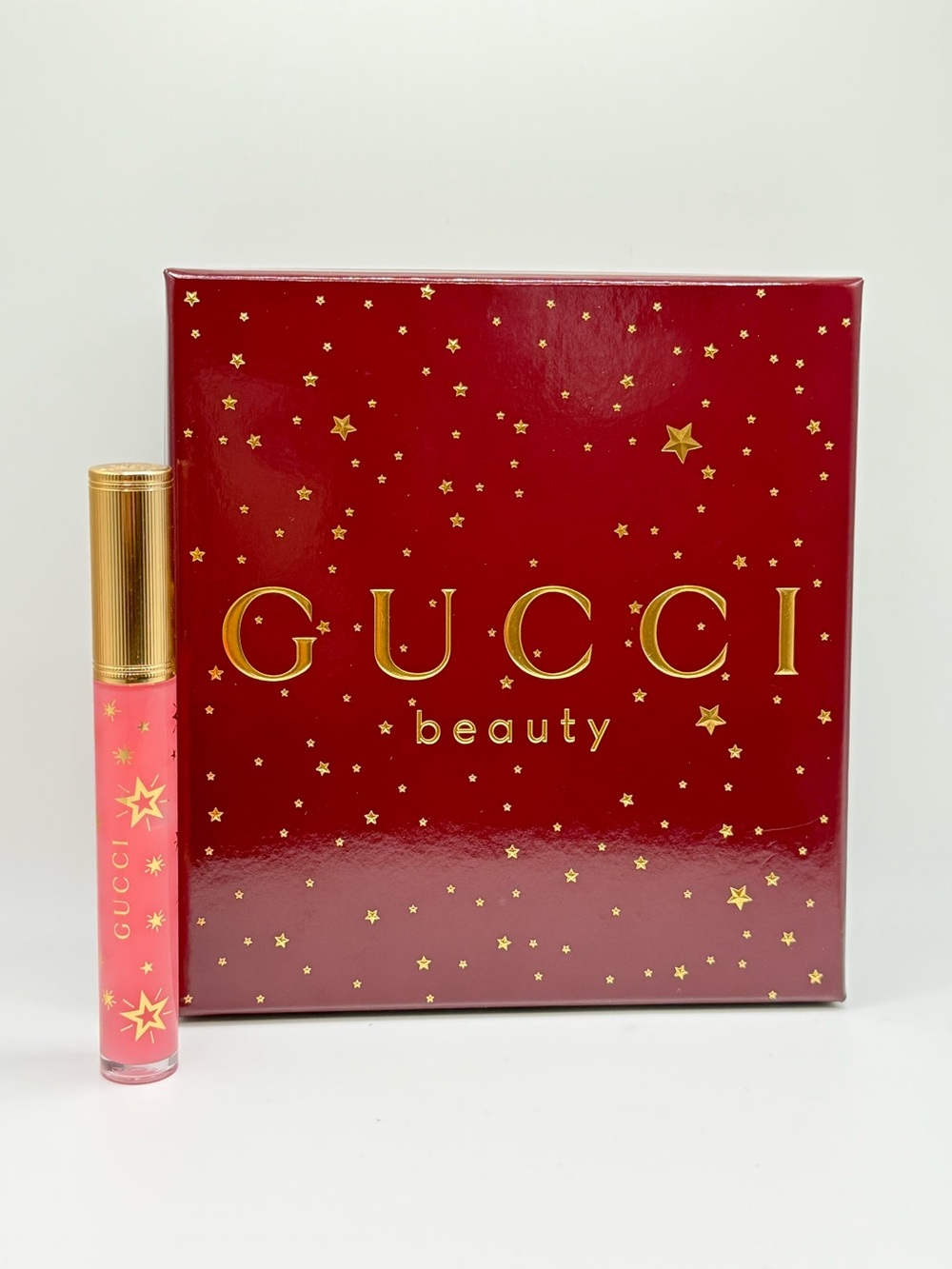 NEW Gucci Beauty Gloss à Lèvres Lip Gloss Bertha Pink w/ Gift Box